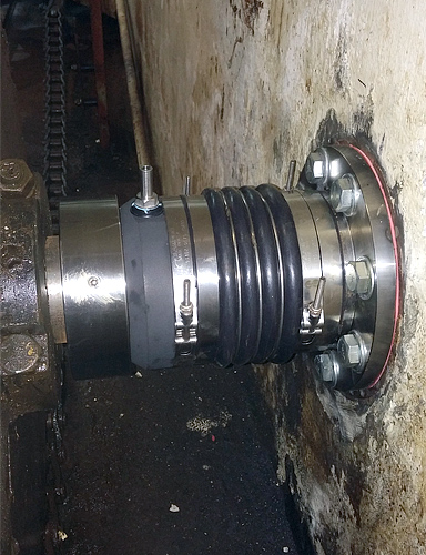 PSS Shaft Seal installed in water treatment plant