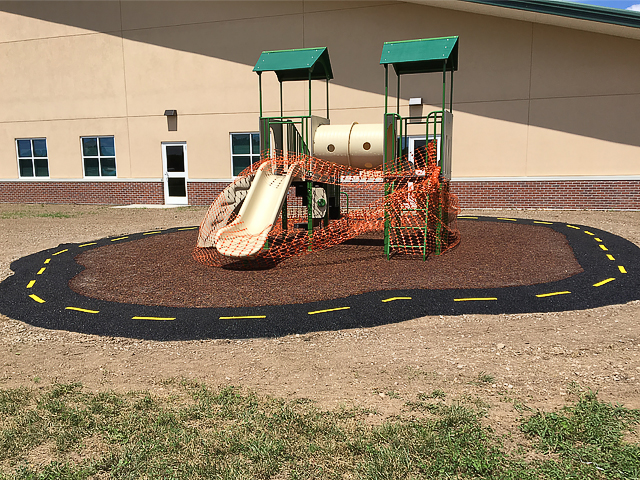 KiwiGrip used in a playground