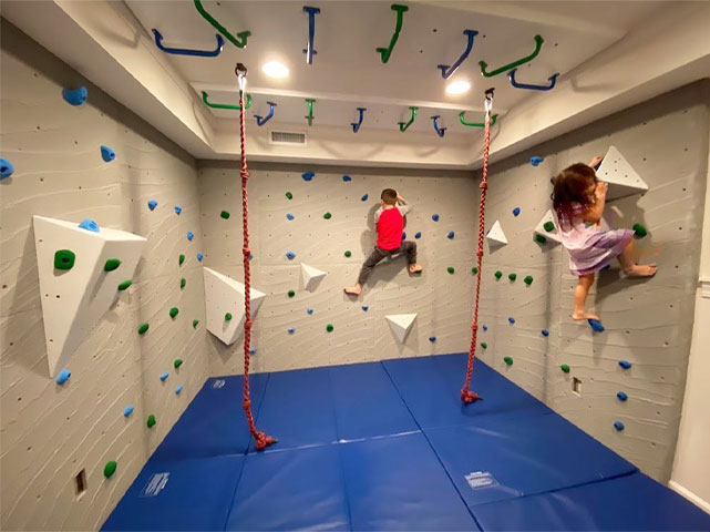 KiwiGrip used on climbing wall