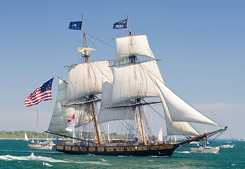 Brig Niagara with Max-Prop automatic feathering propeller