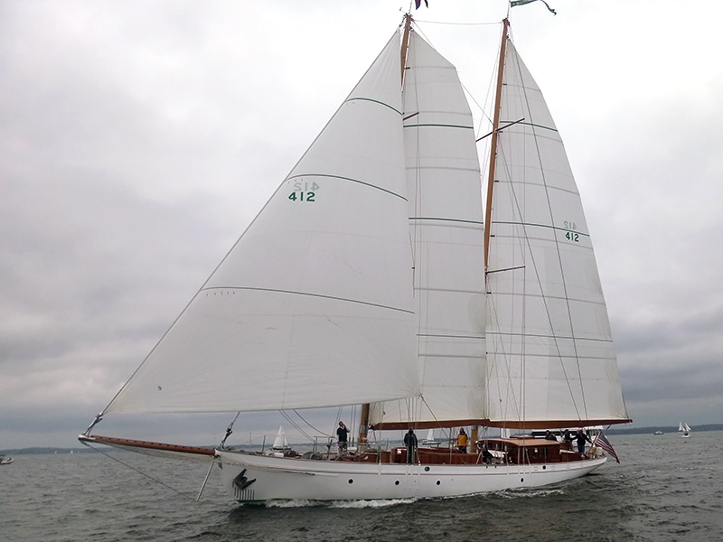 Schooner Summerwind with Max-Prop automatic feathering propeller