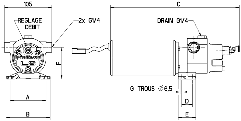 Power Pack dimensions