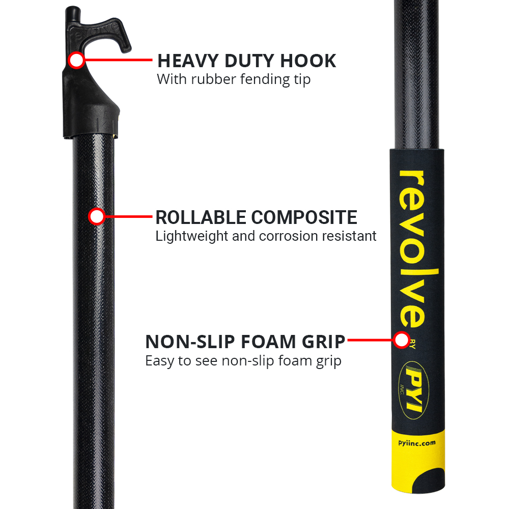 PYI Revolve Boat Hook features